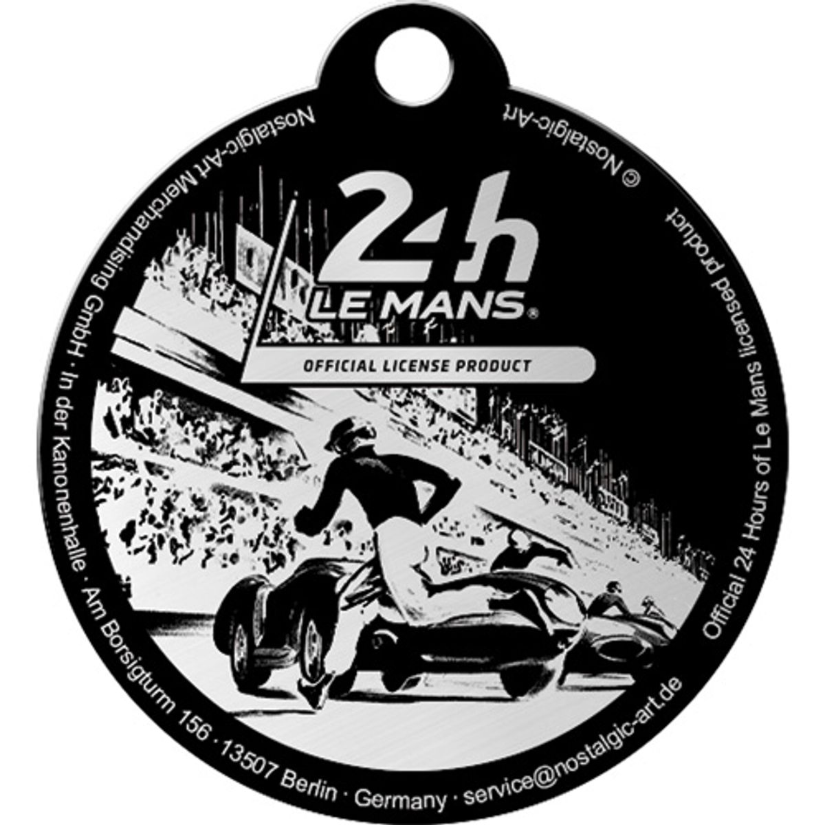 24h Le Mans - Racing Poster Blue
